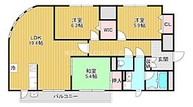 大阪府大阪市天王寺区清水谷町（賃貸マンション3LDK・2階・85.10㎡） その2