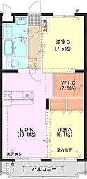 SeedLeaf 2LDKの間取図画像
