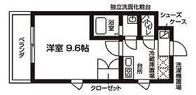 ラフィーネ2 202 ｜ 福岡県福岡市西区横浜３丁目10-17（賃貸マンション1K・2階・27.52㎡） その2