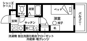 いとLab(イトラボプラス) レジデンスA棟（食事付き） A416 ｜ 福岡県福岡市西区九大新町5-1-131（賃貸マンション1K・4階・18.10㎡） その2