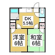 長野県茅野市中大塩（賃貸アパート2K・2階・42.57㎡） その2