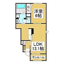 サンリット・オーブ　Ｂ  ｜ 長野県諏訪市大字中洲（賃貸アパート1LDK・1階・48.54㎡） その2