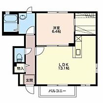 レイクシャングリラＡ  ｜ 長野県諏訪郡下諏訪町高浜（賃貸アパート1LDK・1階・49.77㎡） その2