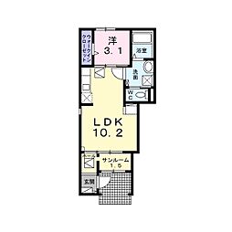 間取図画像 1LDK