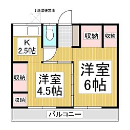 間取図画像 2K