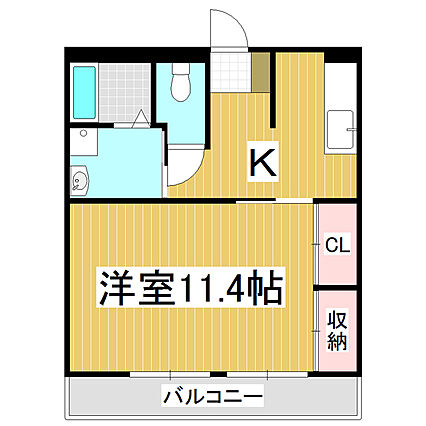 アップルパレスA棟_間取り_0