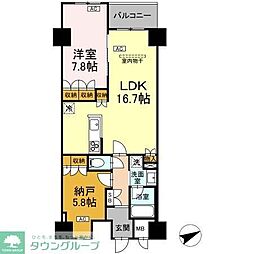 サンジョイアゼロ 1SLDKの間取図画像