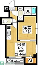 間取図画像 1DK