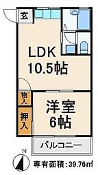 間取図画像 1LDK