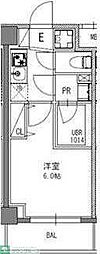 S-RESIDENCEGYOTOKU 1Kの間取図画像
