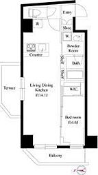 ハーモニーレジデンス東京ツリー京島 1LDKの間取図画像