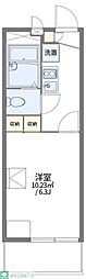 レオパレスSAKU 1Kの間取図画像