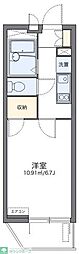 レオパレスアドバンストライフ 1Kの間取図画像