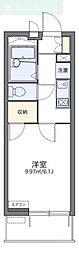 フィオーレ船橋 1Kの間取図画像