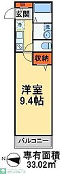 ベラ・フォルム 1Kの間取図画像
