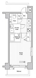 Nステージ西船橋2 1Kの間取図画像