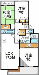 プレンディ東船橋 3LDKの間取図画像