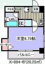 グレース富士美 1Kの間取図画像