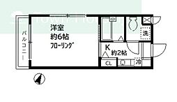 FULLWISE2 1Kの間取図画像