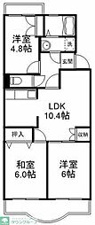 セントーサ西習志野1 3LDKの間取図画像