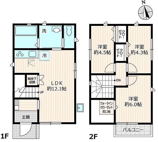 舎人戸建 A号室｜東京都足立区舎人2丁目(賃貸一戸建3LDK・1階・72.00㎡)の写真 その2