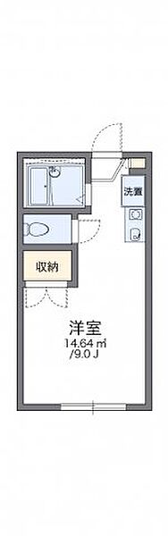 レオパレスシャルム 106｜埼玉県三郷市早稲田2丁目(賃貸アパート1K・1階・19.96㎡)の写真 その2