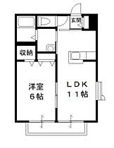 グリーンルーフ 101号室 ｜ 千葉県柏市つくしが丘5丁目6-4（賃貸アパート1LDK・1階・40.92㎡） その2