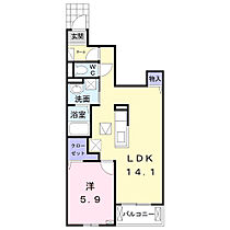 ラフォーレ古ヶ崎 102 ｜ 千葉県松戸市古ケ崎2丁目3097-3（賃貸アパート1LDK・1階・48.50㎡） その2