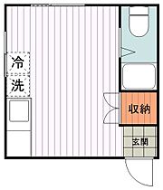 ハイツスガヤ  ｜ 東京都足立区千住中居町（賃貸アパート1R・1階・17.35㎡） その2