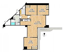 間取図画像 3LDK