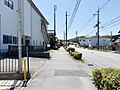 前面道路からの...