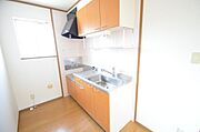 料理をするのには困らない広さを持つキッチン！これなら楽しく料理も！？