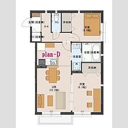 Eメゾン 2LDKの間取図画像