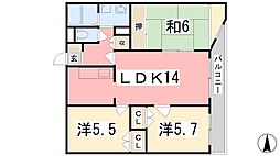 ブエナビスタ姫路ウエスト 3LDKの間取図画像