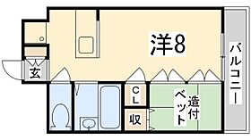 兵庫県姫路市南条（賃貸マンション1K・7階・24.71㎡） その2