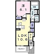 兵庫県姫路市網干区坂上（賃貸アパート1LDK・1階・42.50㎡） その2