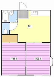 間取図画像 2DK