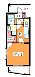 TRINITY 1Kの間取図画像