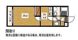 be-full2 1DKの間取図画像