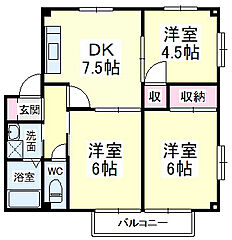 物件の間取り