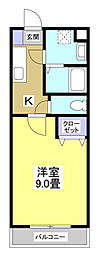 エストゥディオ 1Kの間取図画像