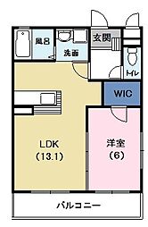 ベタニア 1LDKの間取図画像