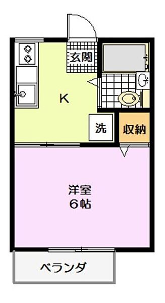 メゾン・ド・パラディ 203｜静岡県掛川市中央高町(賃貸アパート1K・2階・20.00㎡)の写真 その2