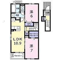 メゾン　シュシュＡ 206 ｜ 静岡県袋井市青木町（賃貸アパート2LDK・2階・59.14㎡） その2