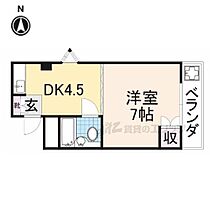 マンションユニティ 20 ｜ 奈良県大和郡山市長安寺町（賃貸アパート1DK・1階・22.96㎡） その2