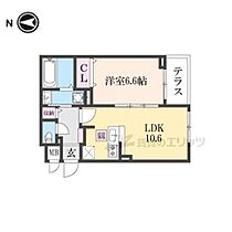 プラシードセレノカーサIII 105 ｜ 大阪府寝屋川市東神田町（賃貸アパート1LDK・1階・42.00㎡） その2