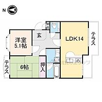 大阪府交野市星田８丁目（賃貸アパート2LDK・2階・62.67㎡） その2