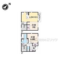 奈良県奈良市左京１丁目（賃貸テラスハウス2LDK・1階・63.99㎡） その2