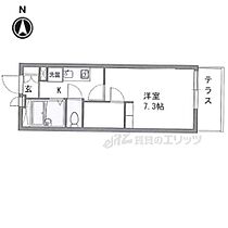 大阪府東大阪市中新開１丁目（賃貸アパート1K・1階・20.81㎡） その2