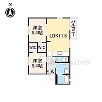 ベルドミールＡ 101 ｜ 奈良県生駒郡三郷町立野北１丁目（賃貸アパート2LDK・1階・51.00㎡） その2